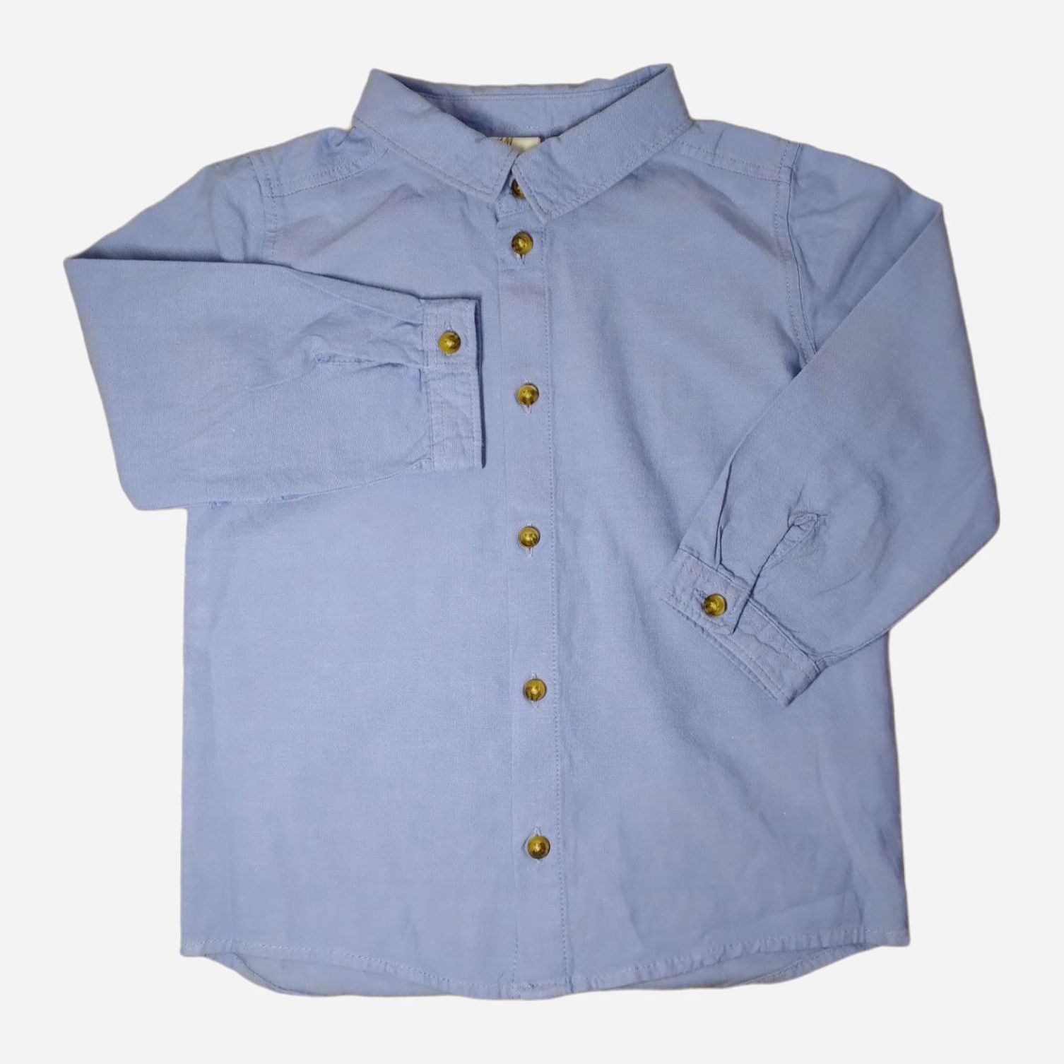 

Рубашка H&M 643987 98 см Голубая (KZ2000001041239)