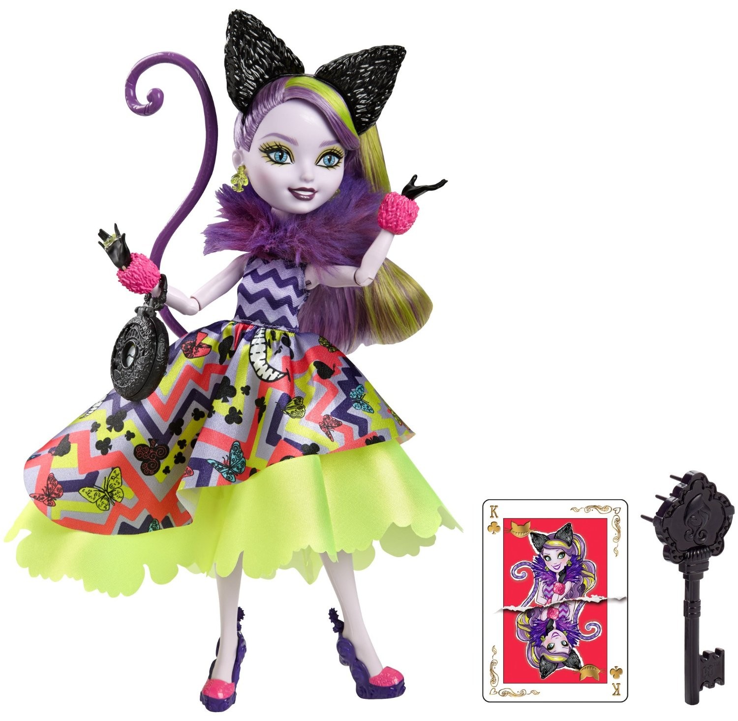 

Кукла Эвер Афтер Хай Китти Чешир Дорога в Страну Чудес (Ever After High Kitty Cheshire Way Too Wonderland)