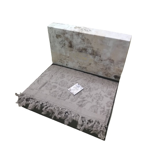 

Махровая простынь Пике Sikel жаккард Lilyum lila 200*220 см лиловый (ts-01348)