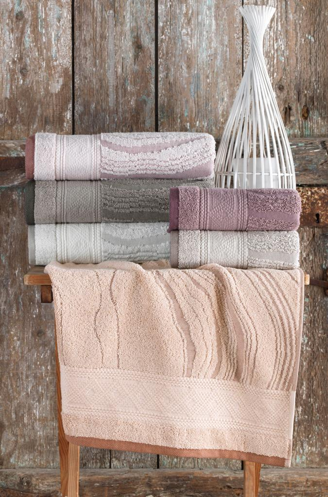 

Набор махровых полотенец Sikel жаккард Laminant 50*90 6 шт (ts-02695)