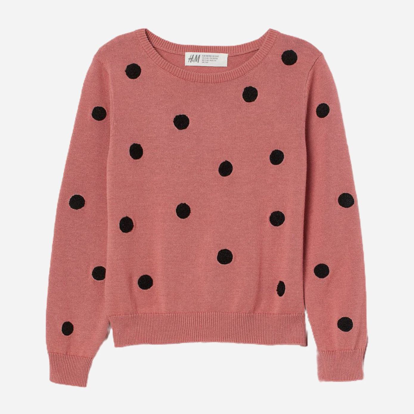 

Джемпер H&M 962140 98-104 см Темно-розовый