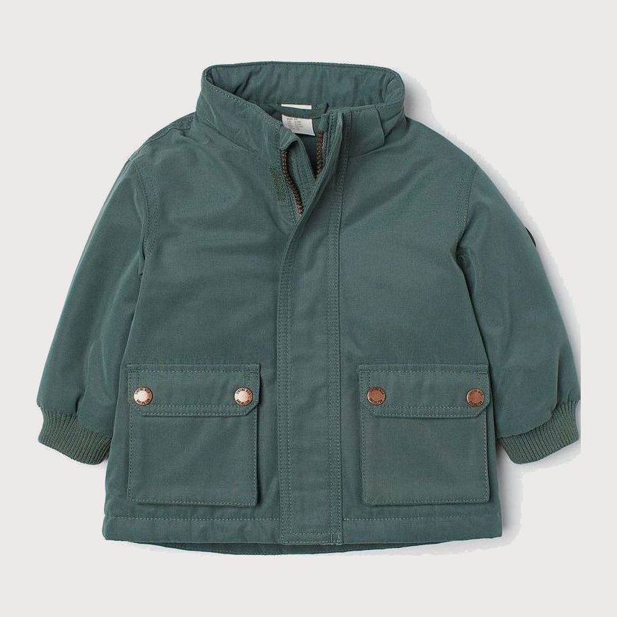 

Демисезонная куртка H&M 641071 74 см Оливковая