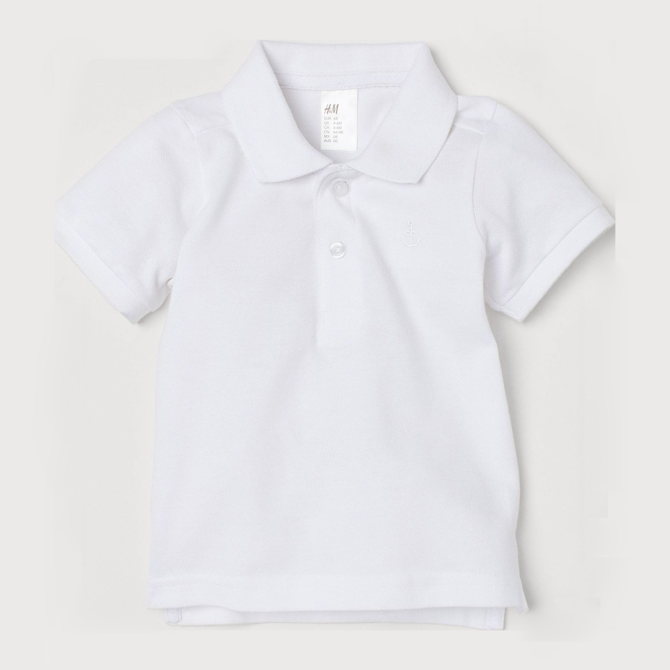 

Поло H&M 696178 92 см Белое