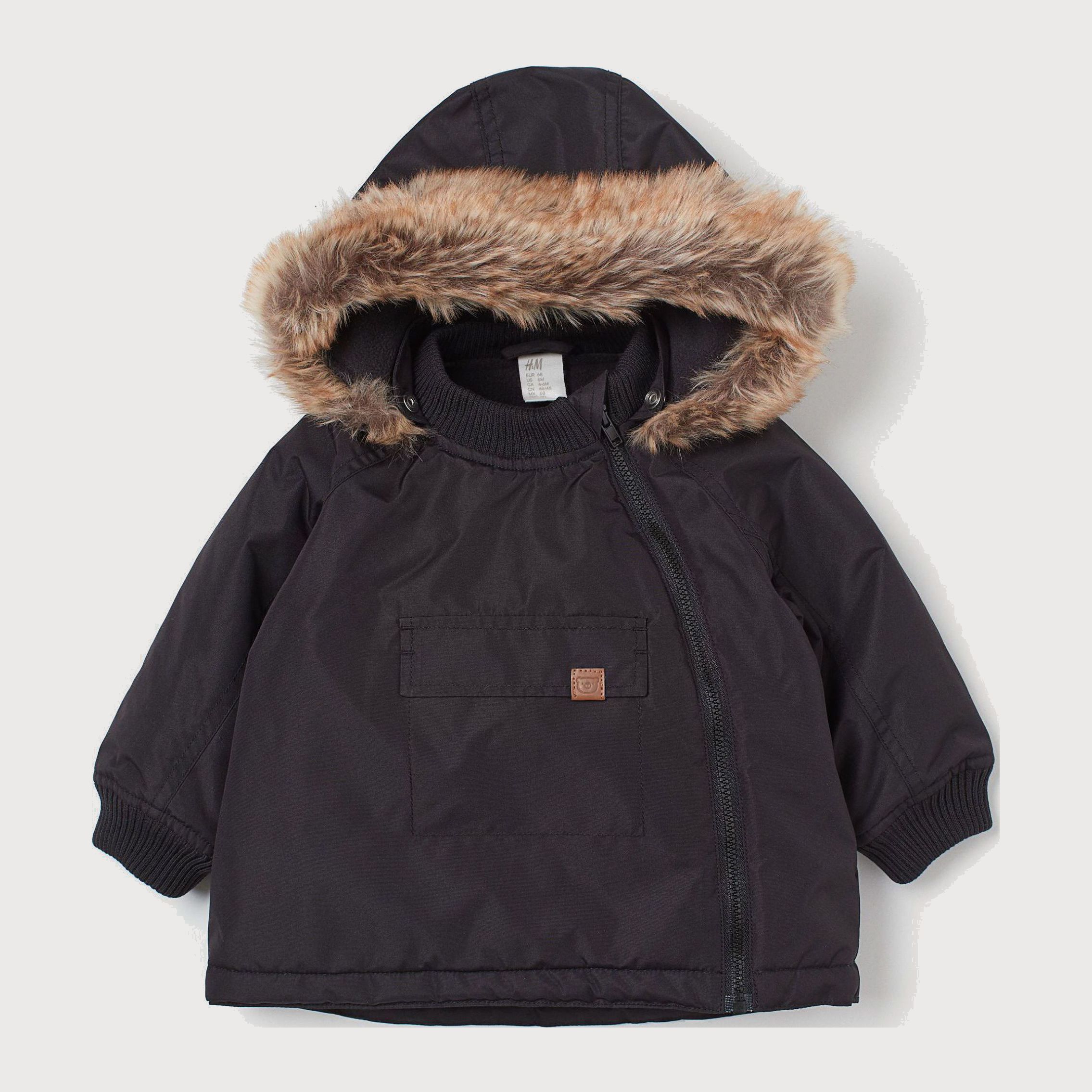 

Демисезонная куртка H&M 857349 74 см Черная (KZ2000001093788)