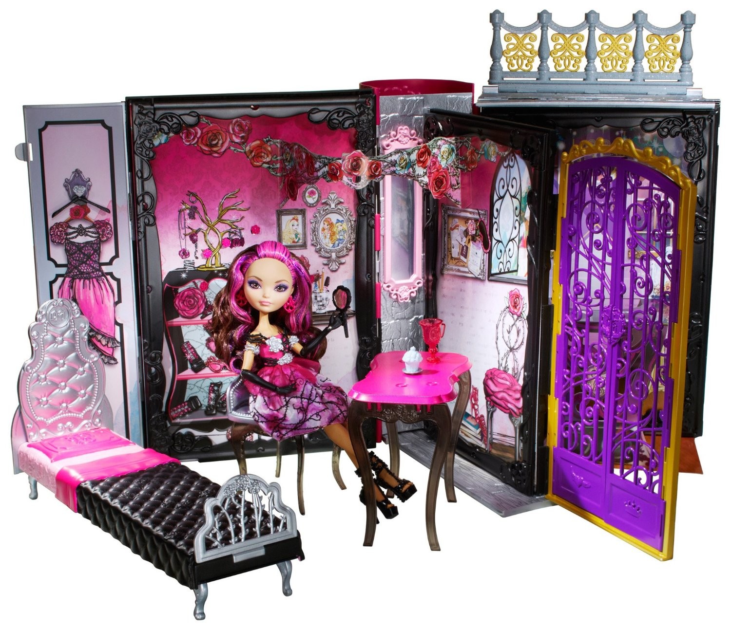 Мебель для кукол своими руками. Подходит для Еver After High, Liv, Barbie.