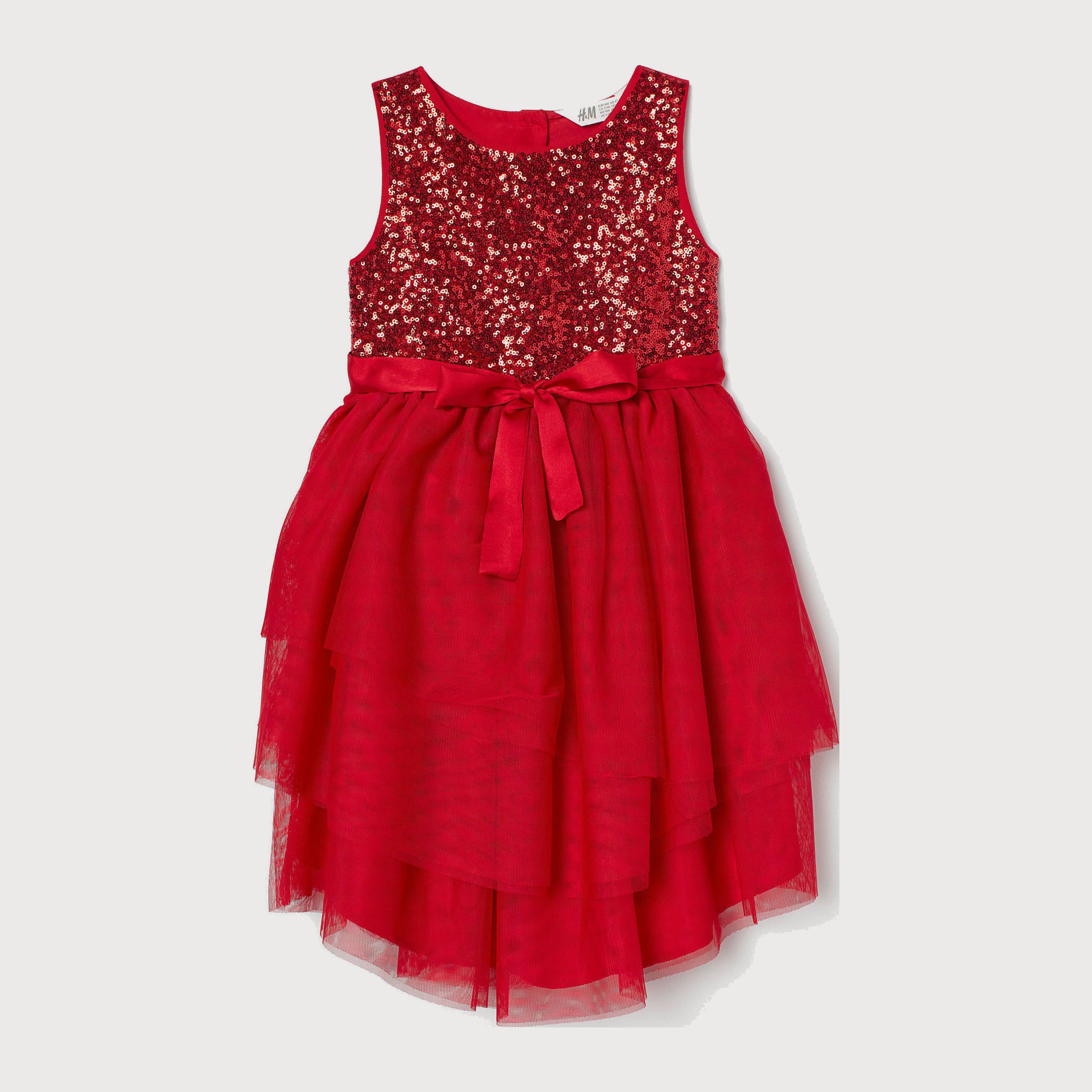 

Платье H&M 915411 134 см Красное