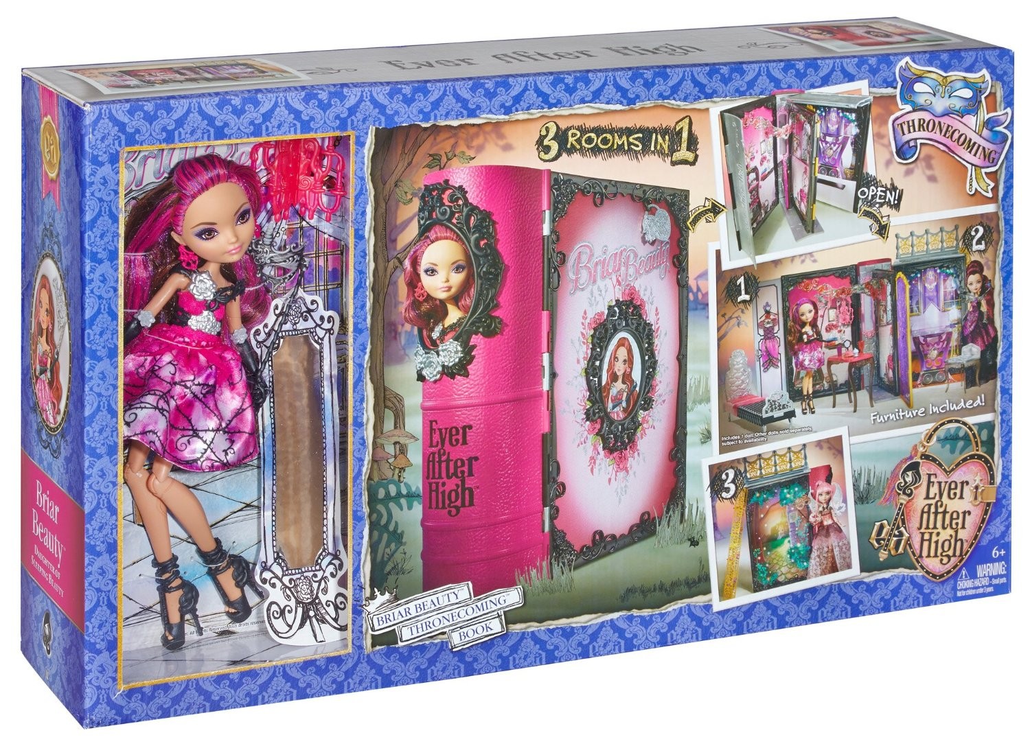 Ever After High Кукла Брайер Бьюти с домиком-книгой и мебелью