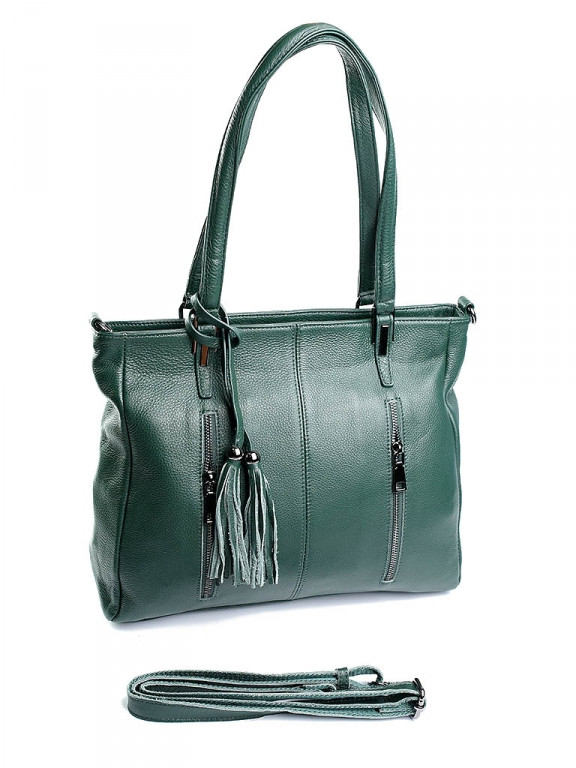 

Женская кожаная сумка Case 549 D.Зеленая