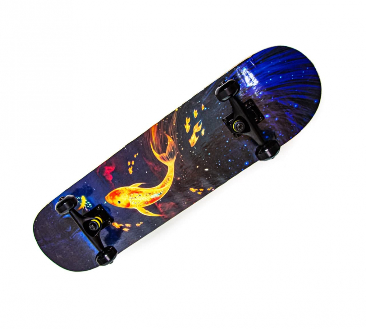 

Скейтборд Scale Sports деревянный с рисунком 31", "Gold Fish"