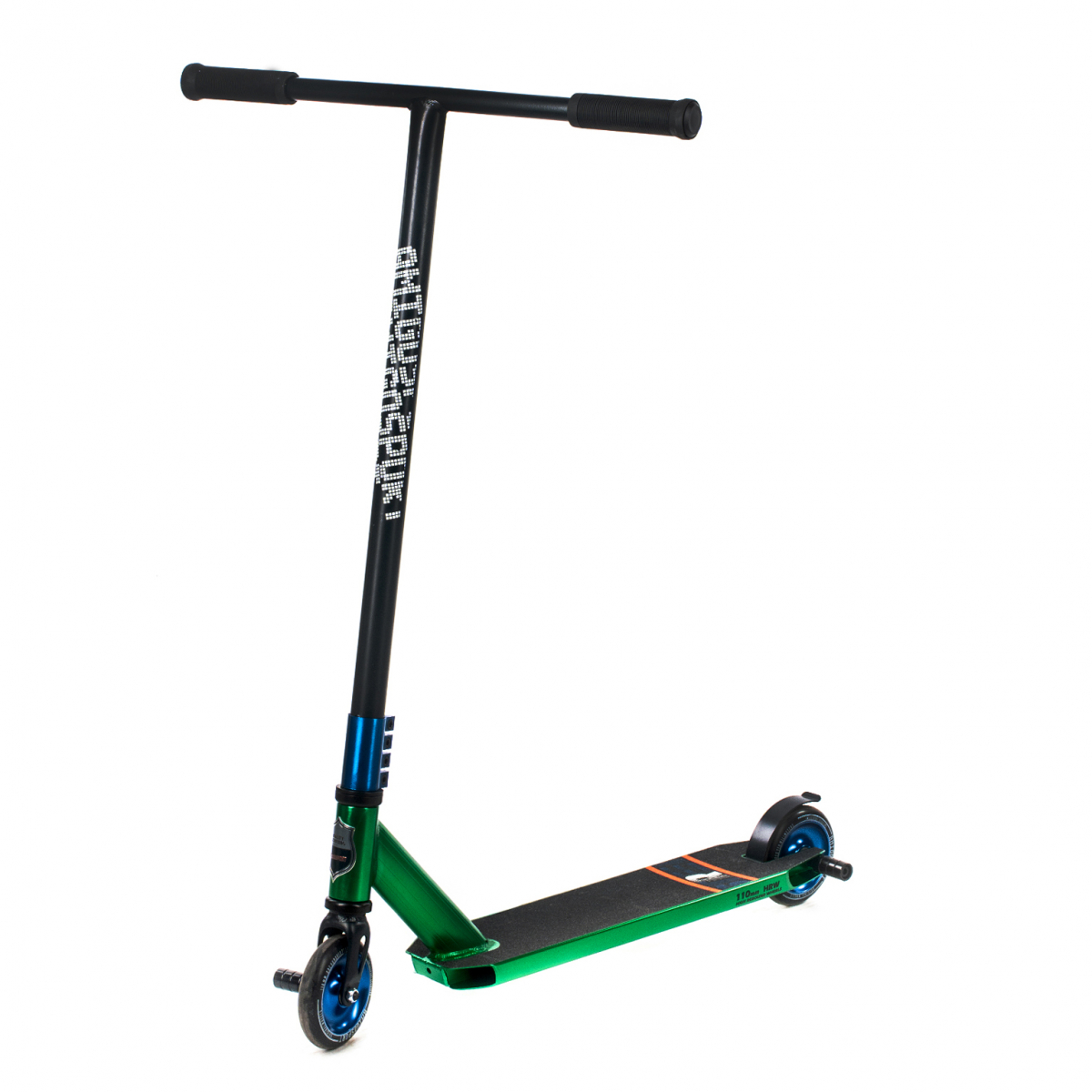 

Трюковый самокат Amigo Sport STREET SUPER OX с рулевой системой HIC + 2 пеги, Зеленый