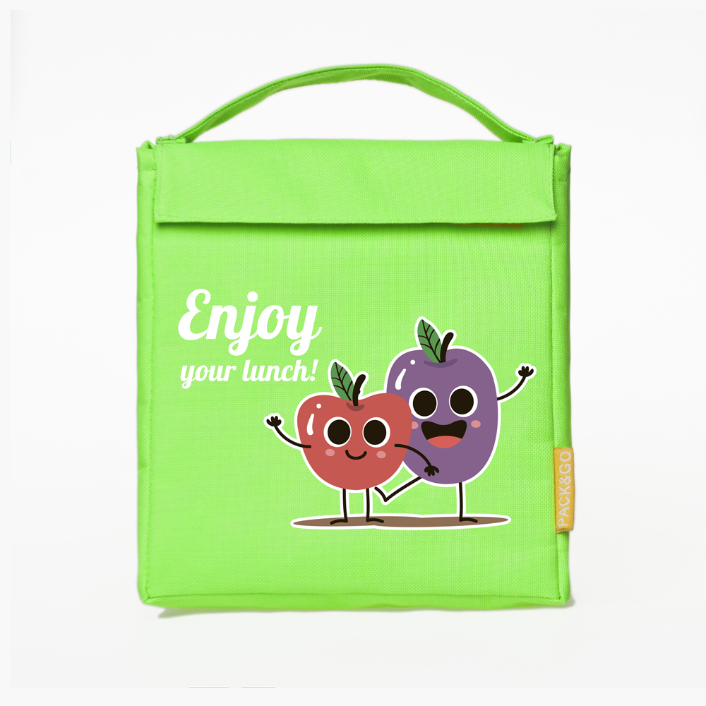 

Термосумка Lunch Bag (Ланч Бег) Pack and Go "Lunch bag Kids" салатовый (LB905)