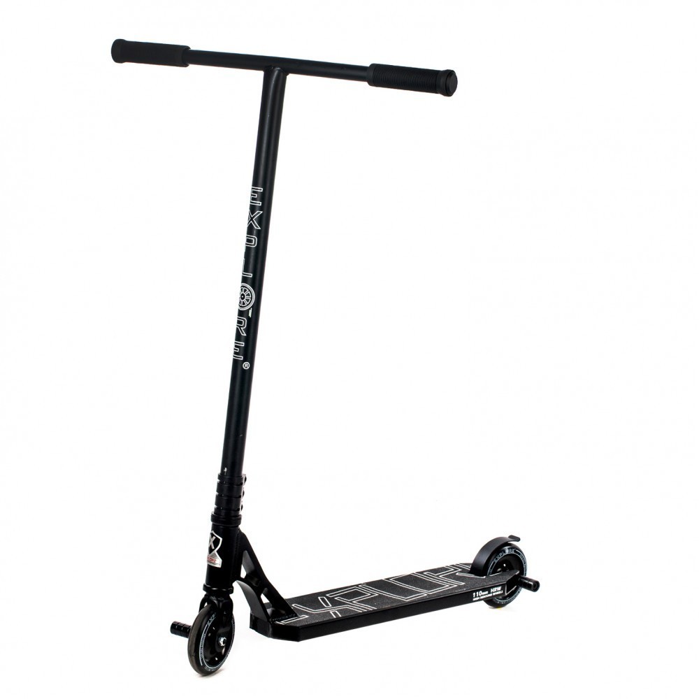 

Трюковый самокат Explore HARD II с рулевой системой HIC + 2 пеги, Черный