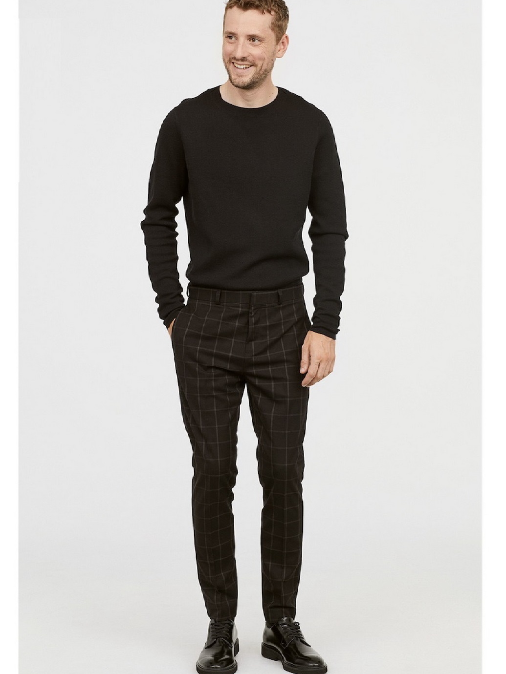 

Брюки H&M 0673776-8 56 Черные (СА2000001643686)