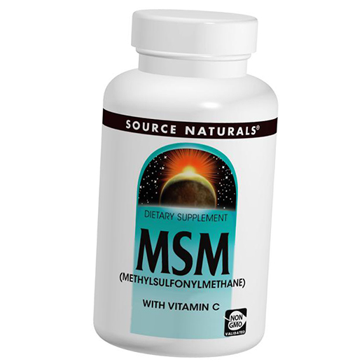 

МСМ, Метилсульфонилметан, MSM 1000, Source Naturals 120таб (03355006)