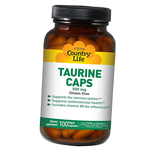 

Taurine Caps Country Life 100вегкапс (27124003)
