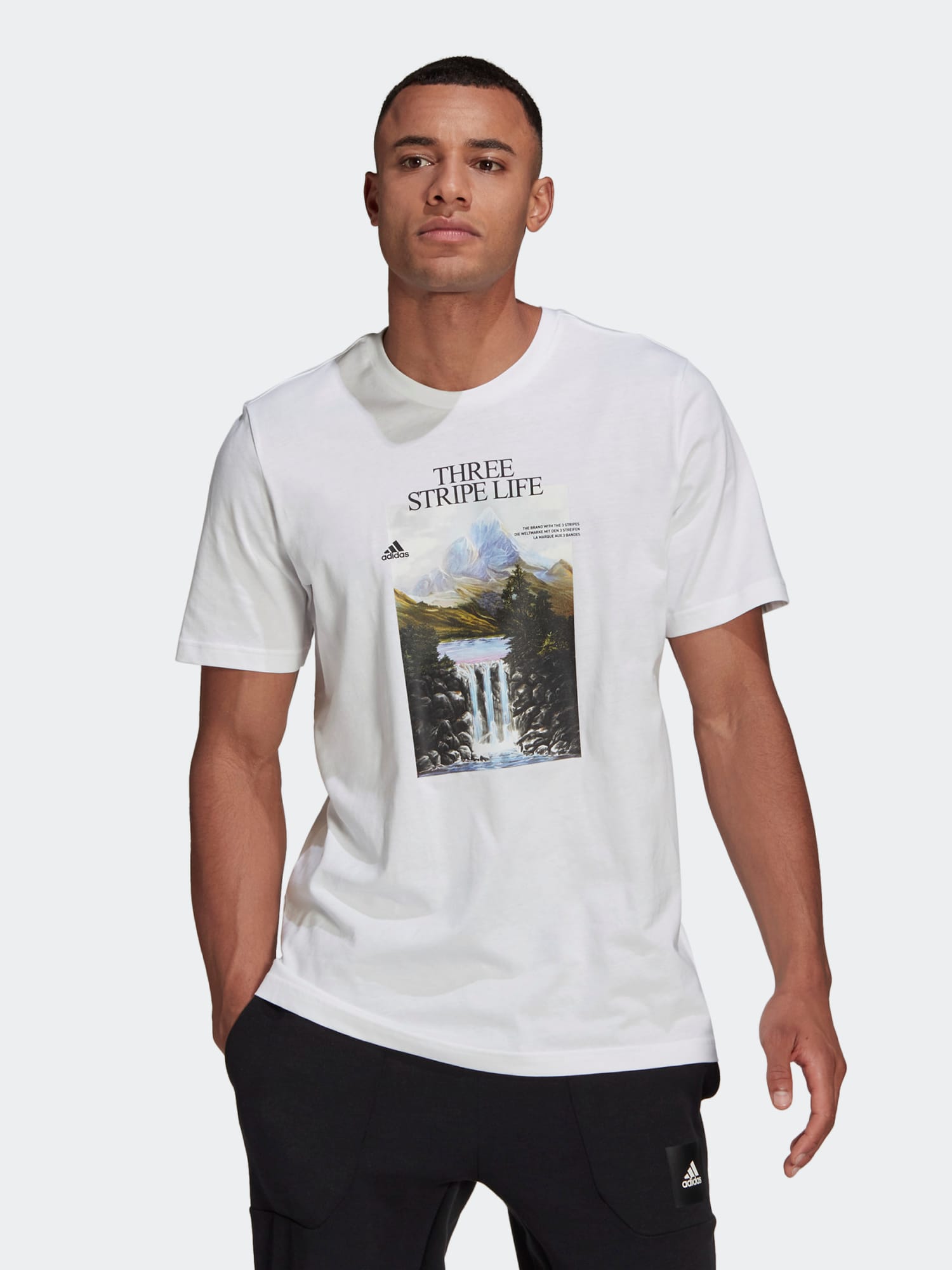 

Футболка Adidas Mountain Tee M GN6851 S White