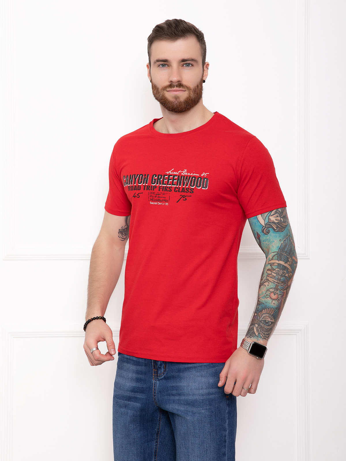 

Футболка ISSA PLUS GN4-33 S Красная