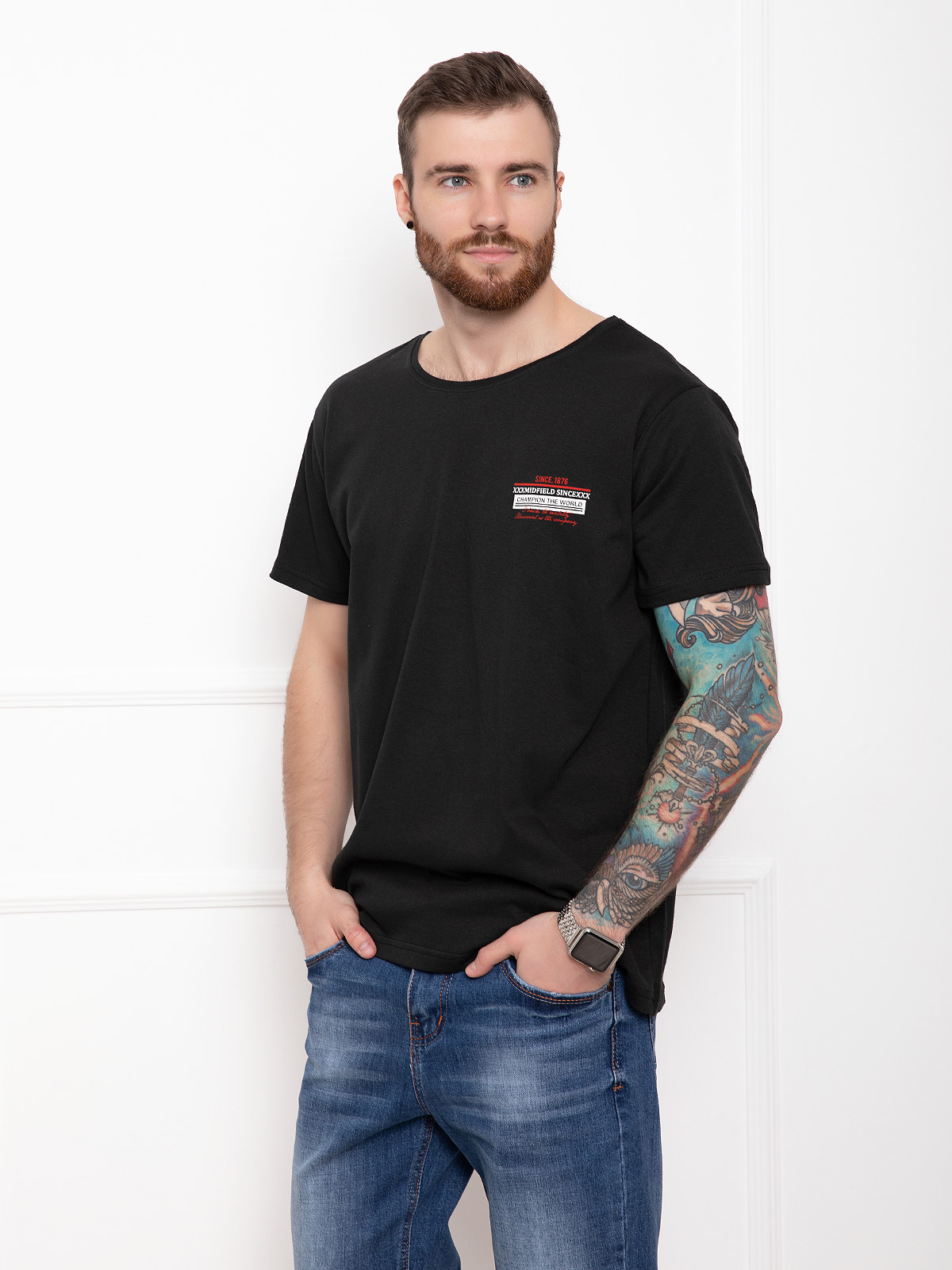 

Футболка ISSA PLUS GN4-37 XXL Черная