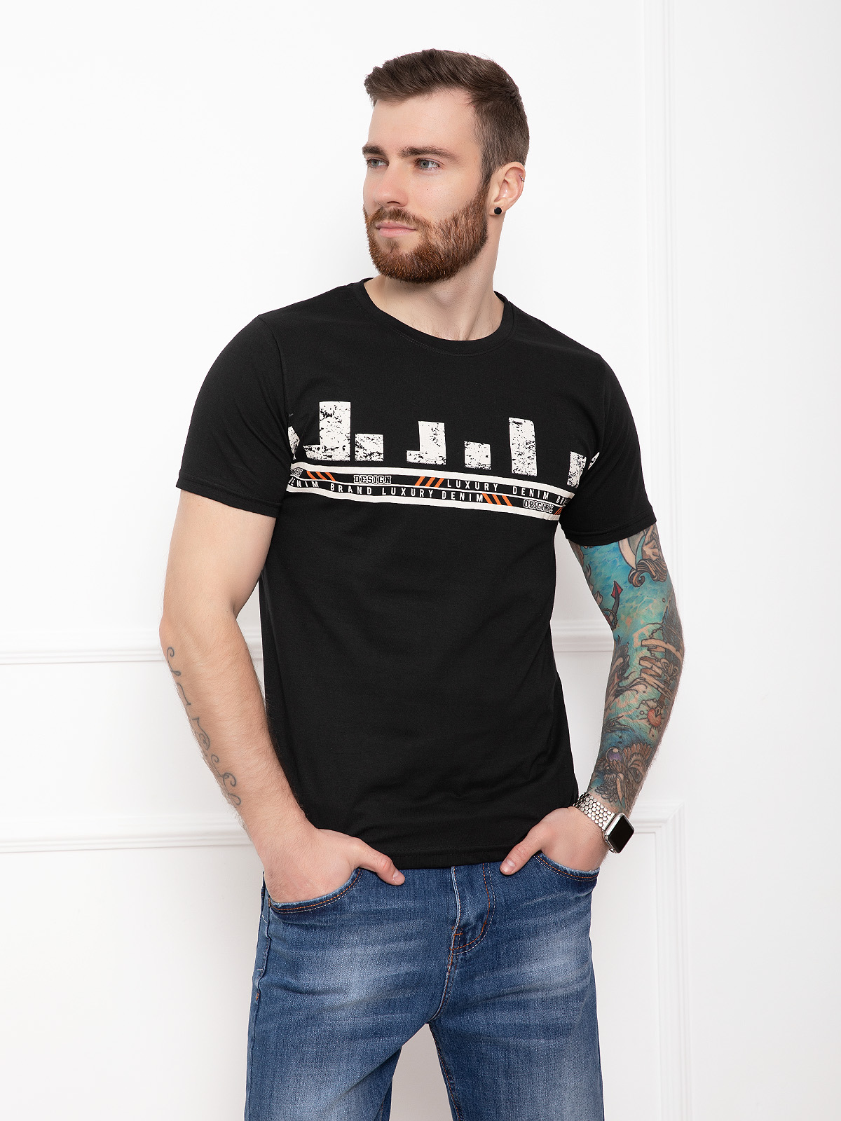 

Футболка ISSA PLUS GN4-39 S Черная
