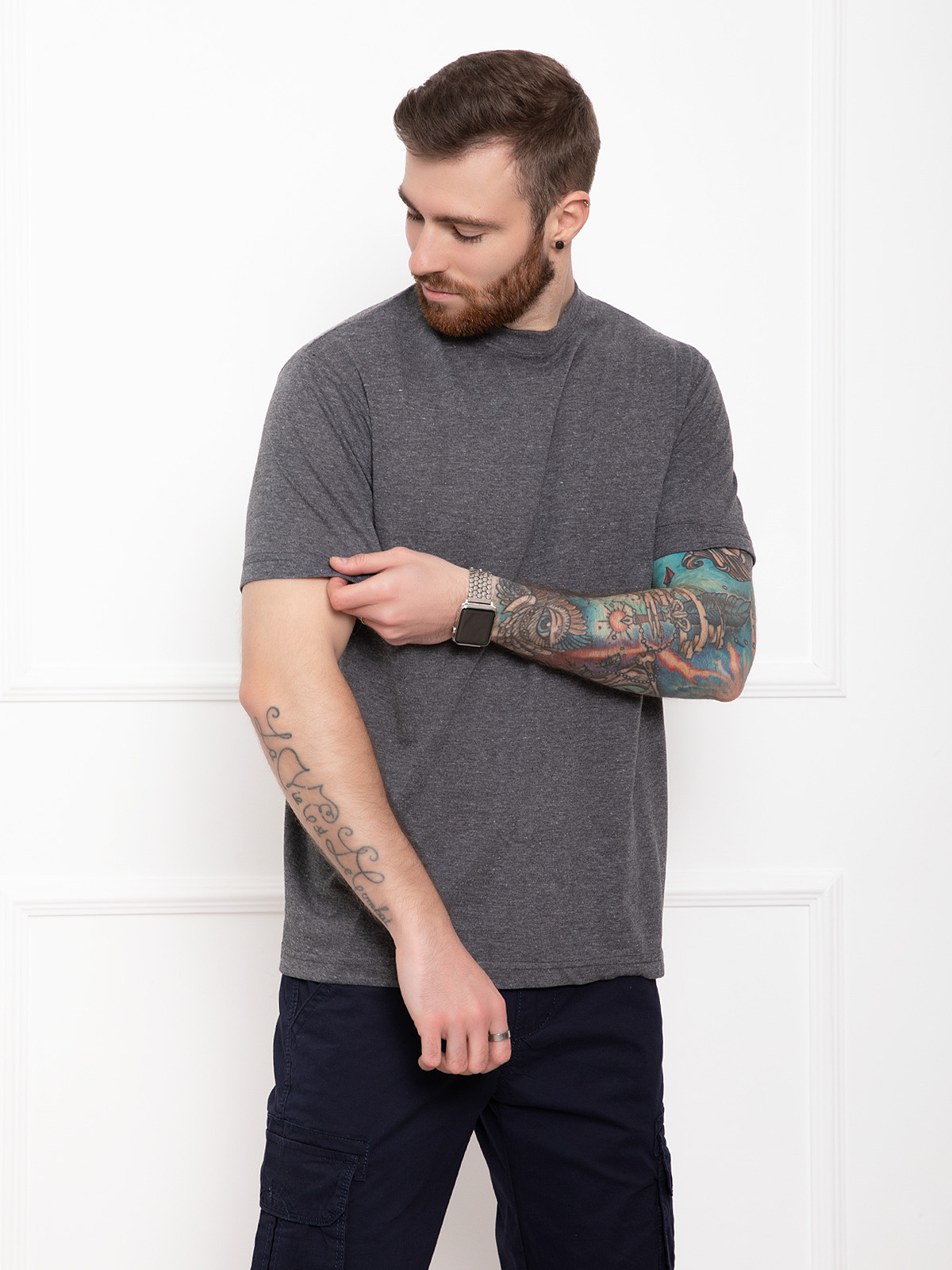 

Футболка ISSA PLUS GN4-42  Темно-серая, Футболка ISSA PLUS GN4-42 XL Темно-серая