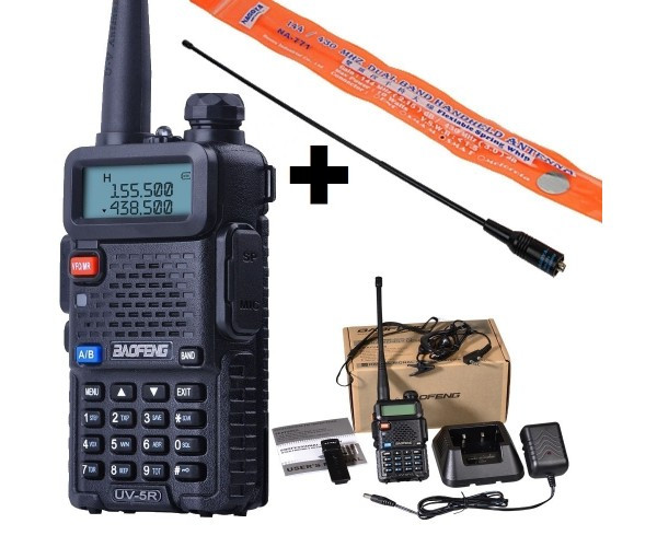 

Рация, радиостанция Baofeng UV-5R + усиленная антенна NA-771+гарнитура