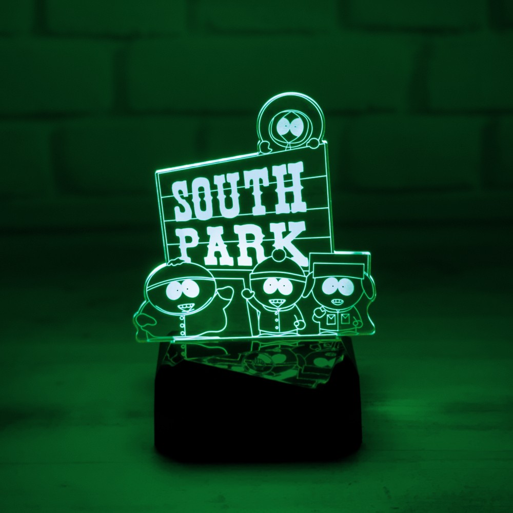 

3D светильник с пультом и аккумулятором 3D Lamp Южный Парк/South Park (LР-33908)