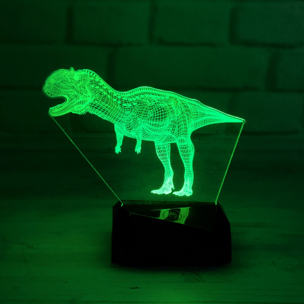 

3D светильник с пультом и аккумулятором 3D Lamp Тираннозавр Рекс (LР-33924)