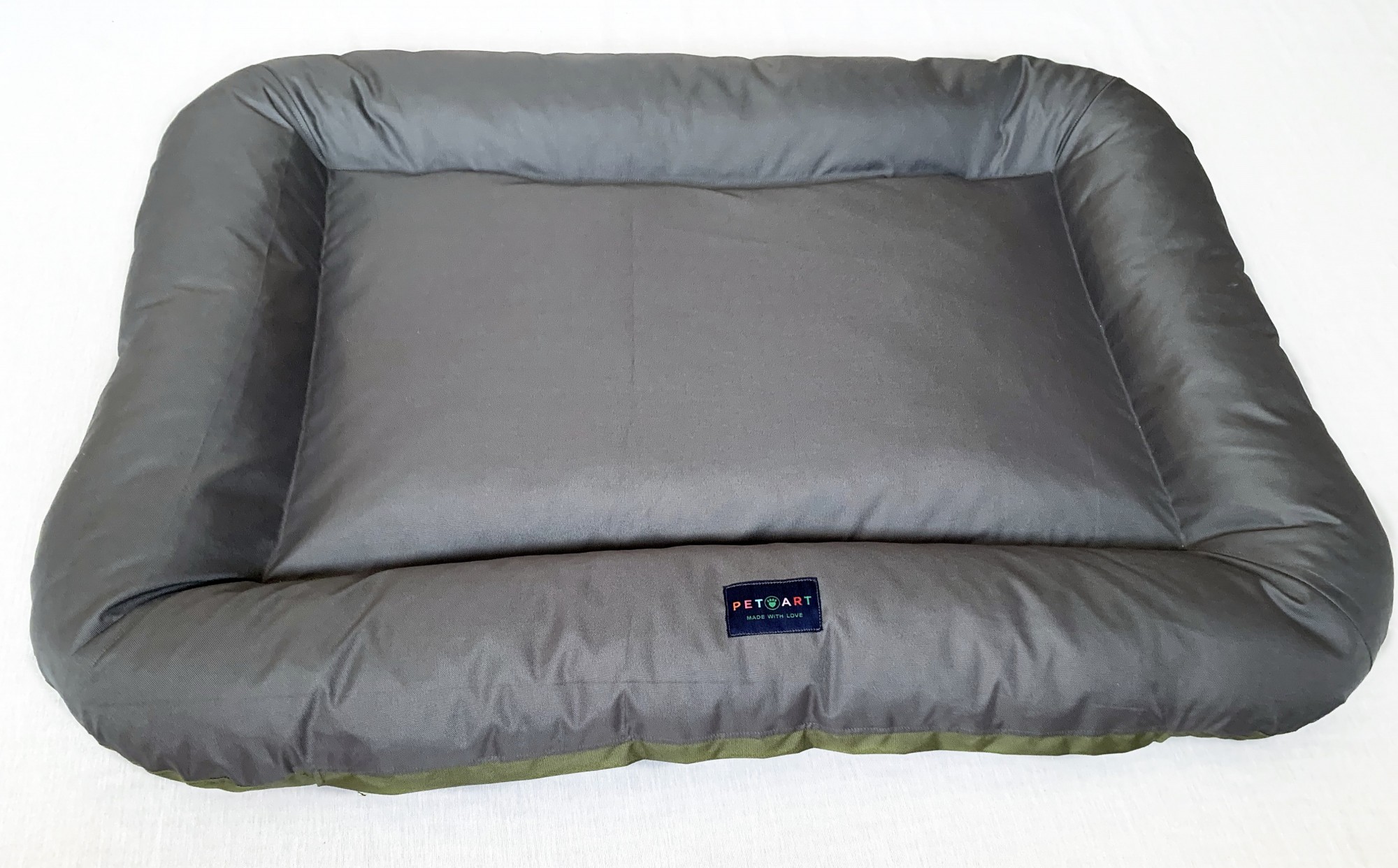 

Двухсторонний лежак PET-ART pontoon 85х110 серый и темно-зеленый