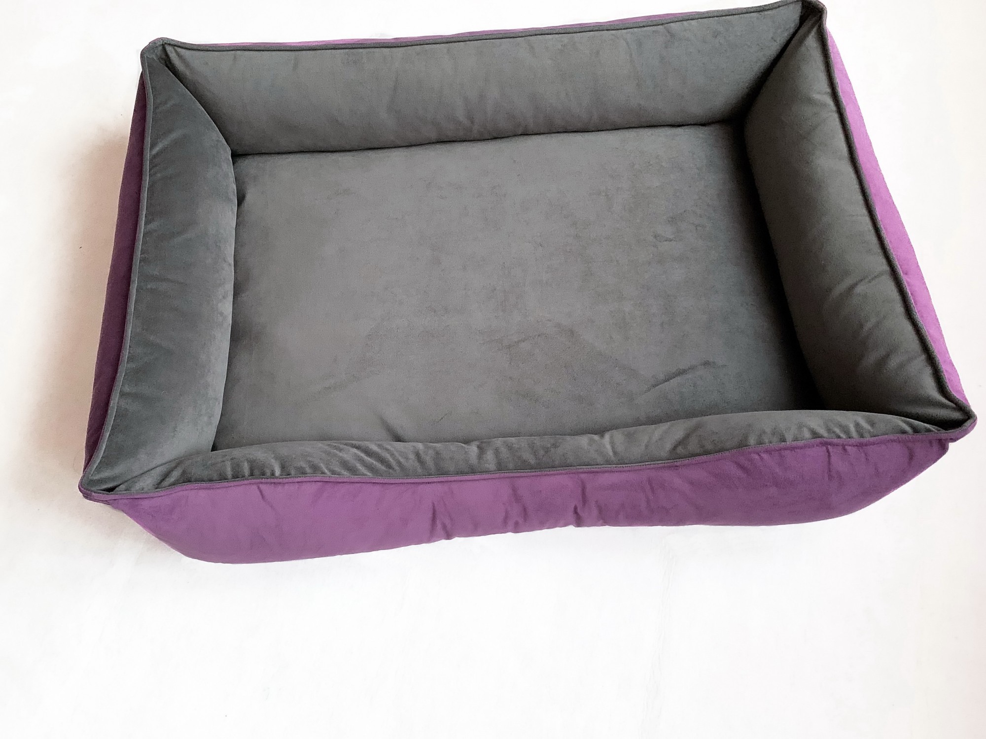 

Двусторонний лежак PET-ART sleeper 70x100 двухцветный серо- фиолетовый