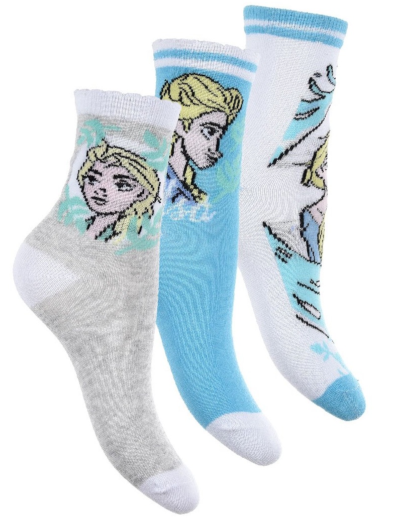 

Носки 3 пары Disney Frozen (Холодное Cердце) 023/026 р Разноцветные UE06172