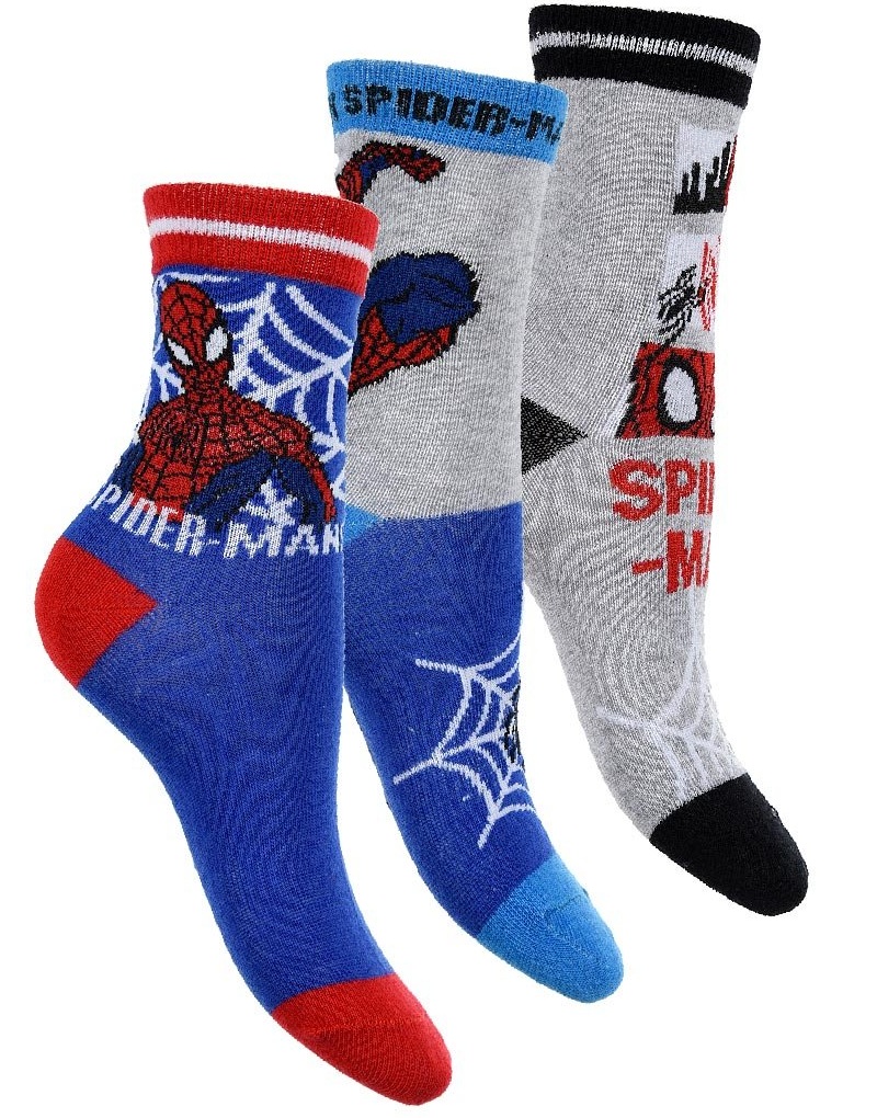 

Носки 3 пары Disney Spider Man (Человек Паук) 023/026 р. Разноцвет UE06142