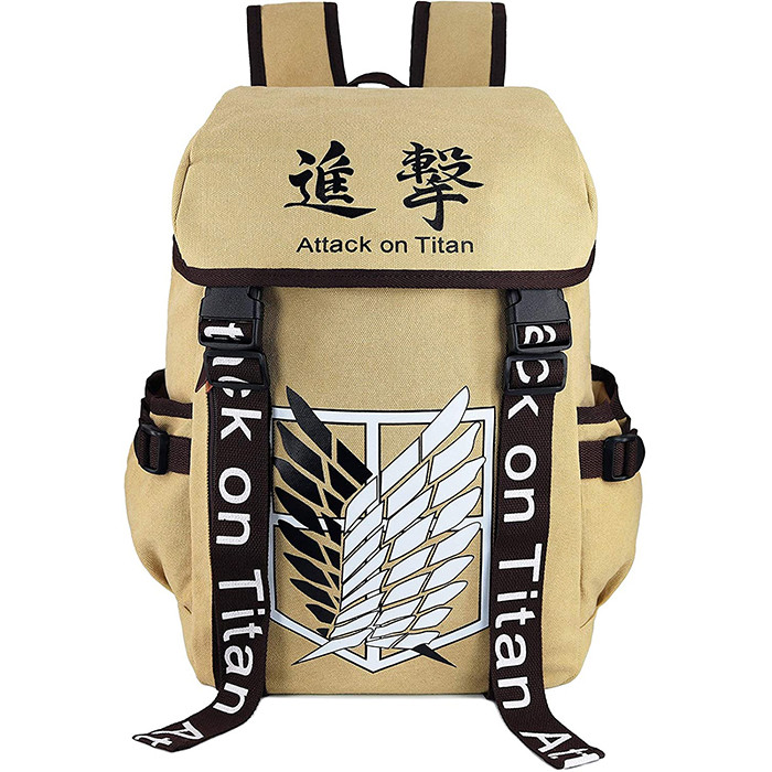 

Рюкзак Атака Титанов коричневый - Attack on Titan