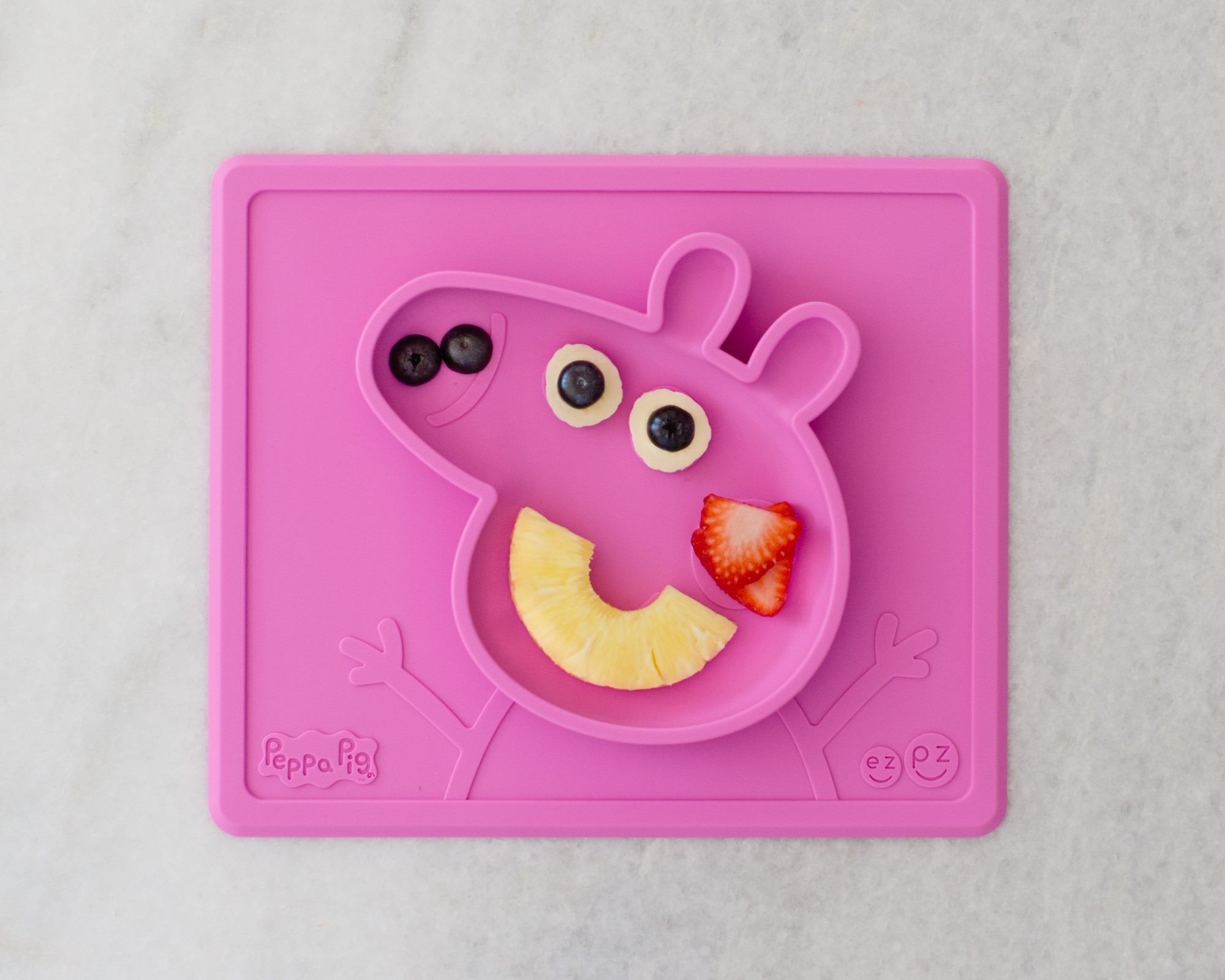 

Тарелка-коврик EZPZ Peppa Pig Mat розовая