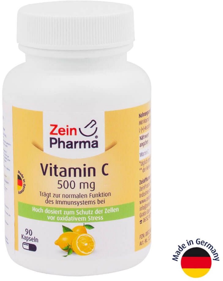 

Витамин С, ZeinPharma 500 мг, 90 капсул (ZP-12272)