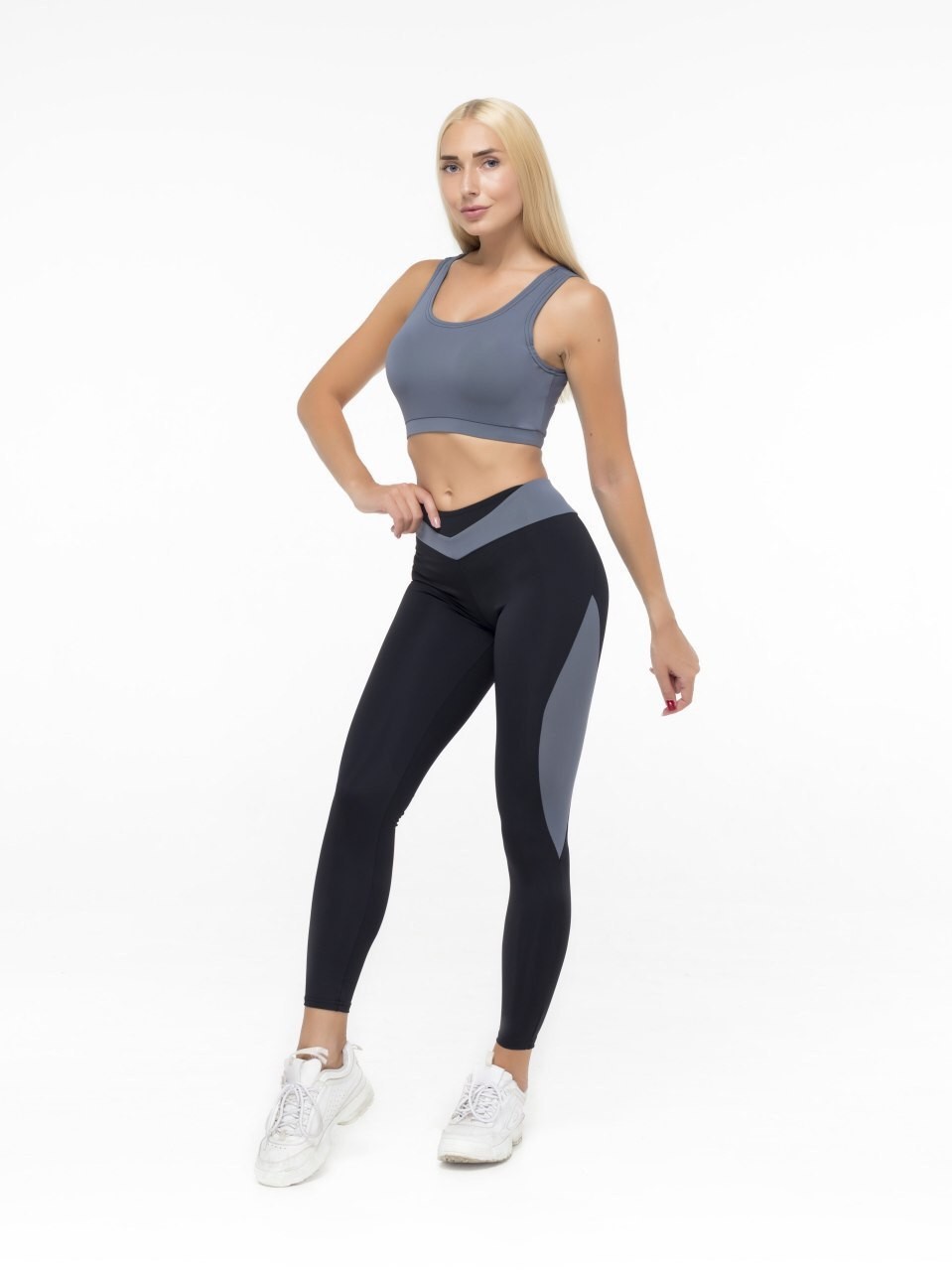 

Лосины FitU спортивные женские Drop gray серый, Лосины FitU спортивные женские Drop gray серый XS