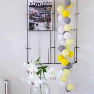 

Хлопковая гирлянда Yellow Stone 35 шариков в ряд 5,58 м