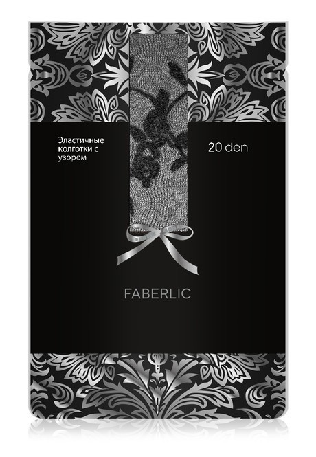 

Эластичные колготки с цветочным узором 20 den, чёрные, размер , moda Faberlic, Эластичные колготки с цветочным узором 20 den, чёрные, размер XS, moda Faberlic
