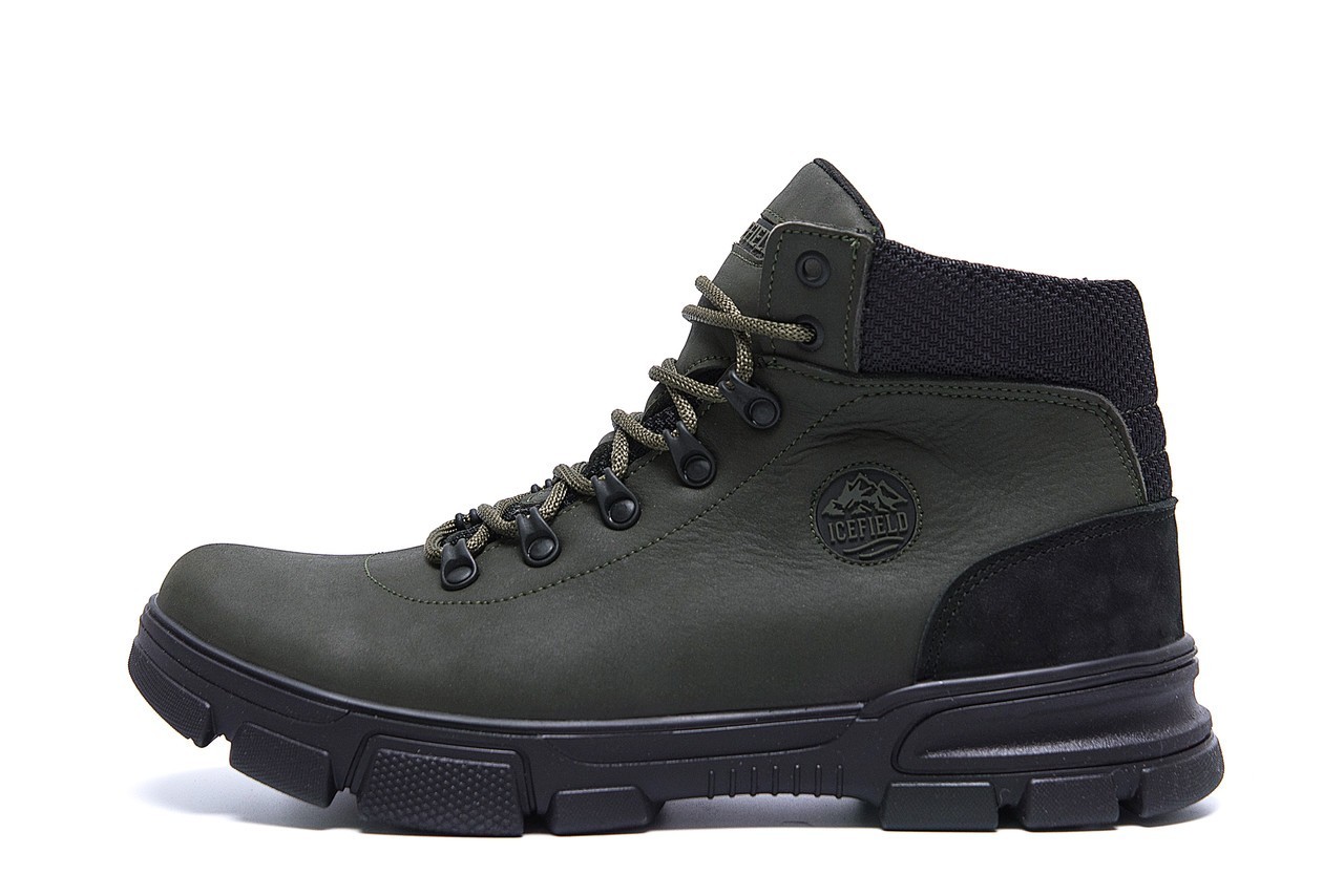 

Мужские зимние кожаные ботинки IceField Olive Classic р.40