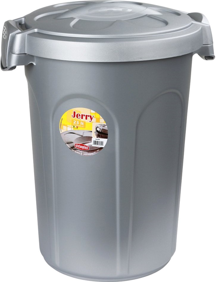 

Ведро с крышкой Stefanplast Jerry 37х32х46 см 23 л Серое