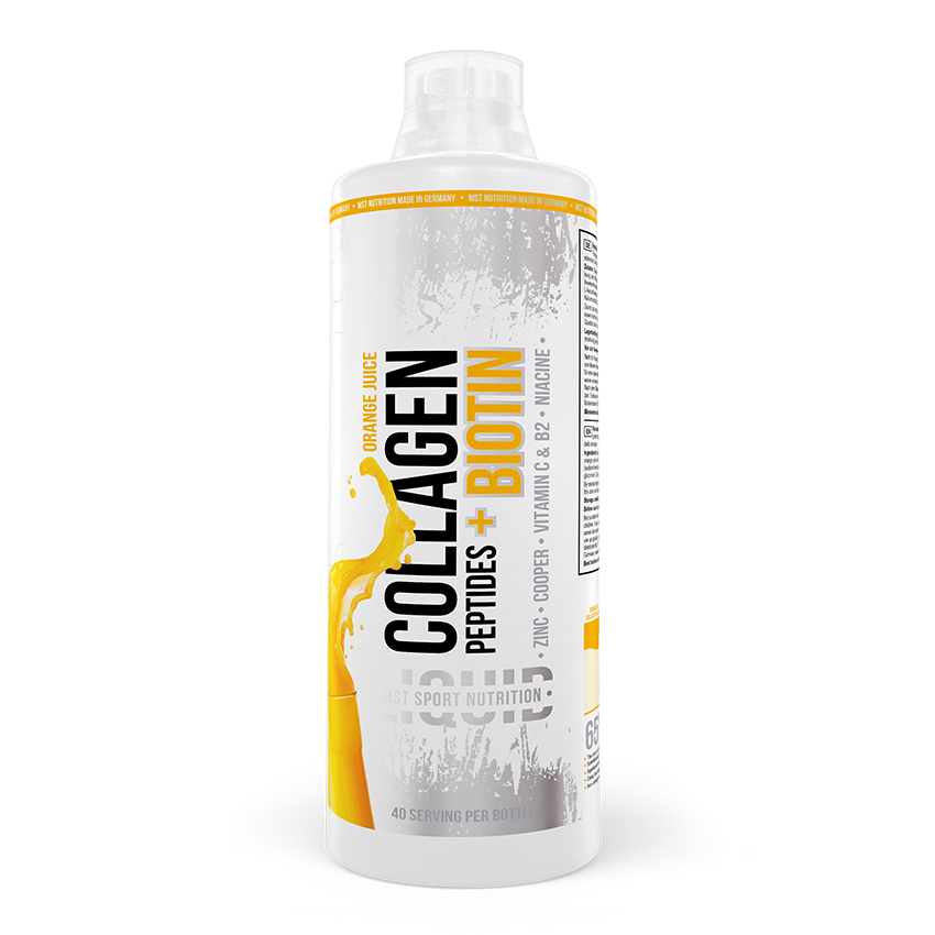 

Специальный продукт MST Nutrition Сollagen Peptides plus Biotine 1000 мл Апельсиновый фреш