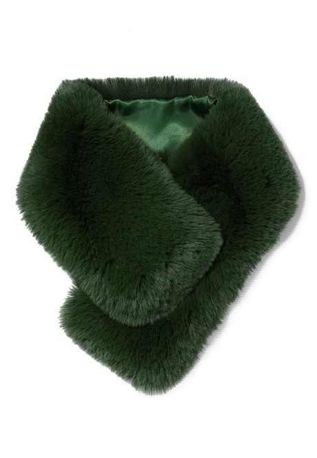 

Горжетка из искуственного меха, цвет изумрудный, Premium, Faberlic