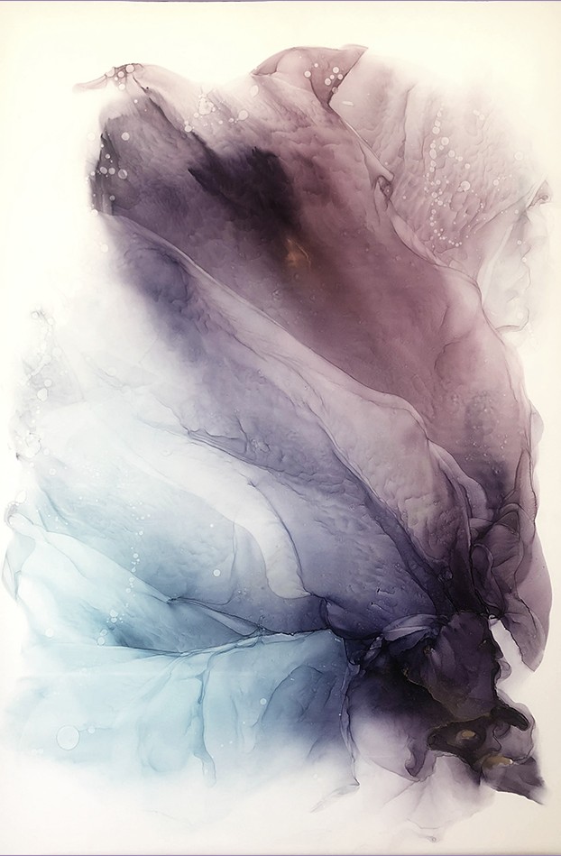 

Интерьерная картина АБСТРАКЦИЯ №2 флюид арт (fluid art) размером 615х905мм Frames Posters Decor