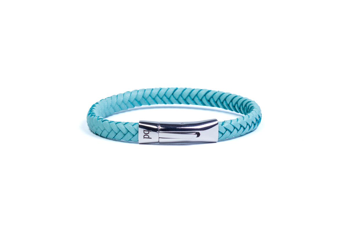 

Женский браслет из кожи Band Paris Blue 17 Голубой