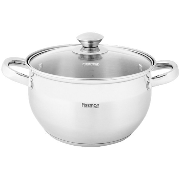 

Каструля PRIME 24x13,5 см / 6,1л зі скляною кришкою (нерж.сталь)