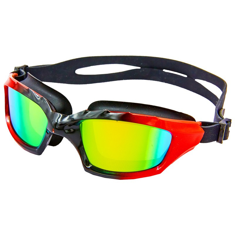 

Очки полумаска для дайвинга и плавания Zelart My Fit 8-0123 Black-Red