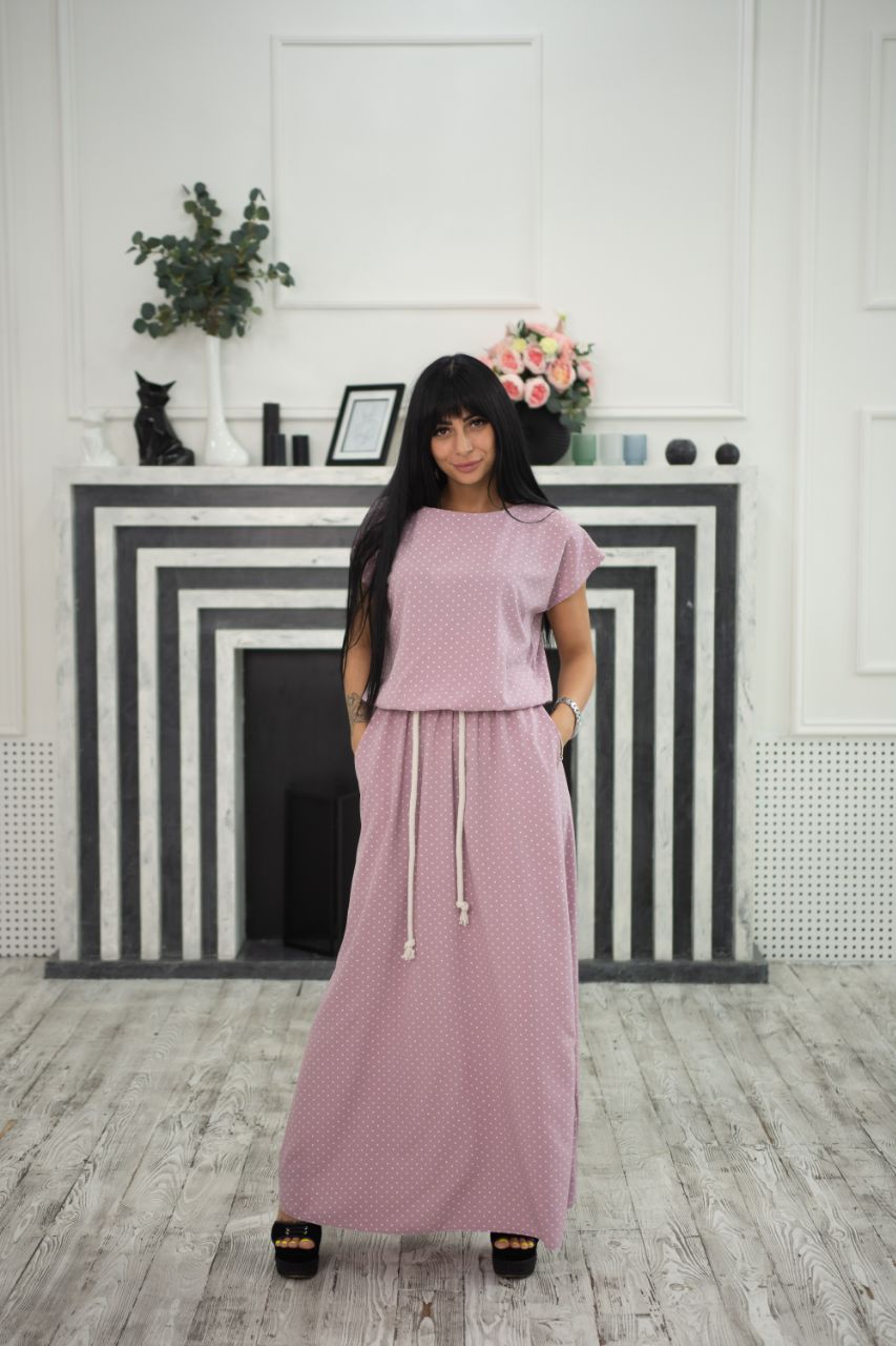 

Fashions • Платье женское легкое Рада Fashions 46 пудра (7206)