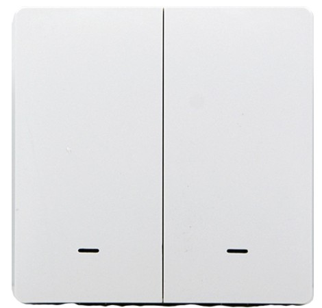 

Розумна клавішна кнопка-вимикач Tervix Pro Line ZigBee Push Button (2 клавіші) на батарейках