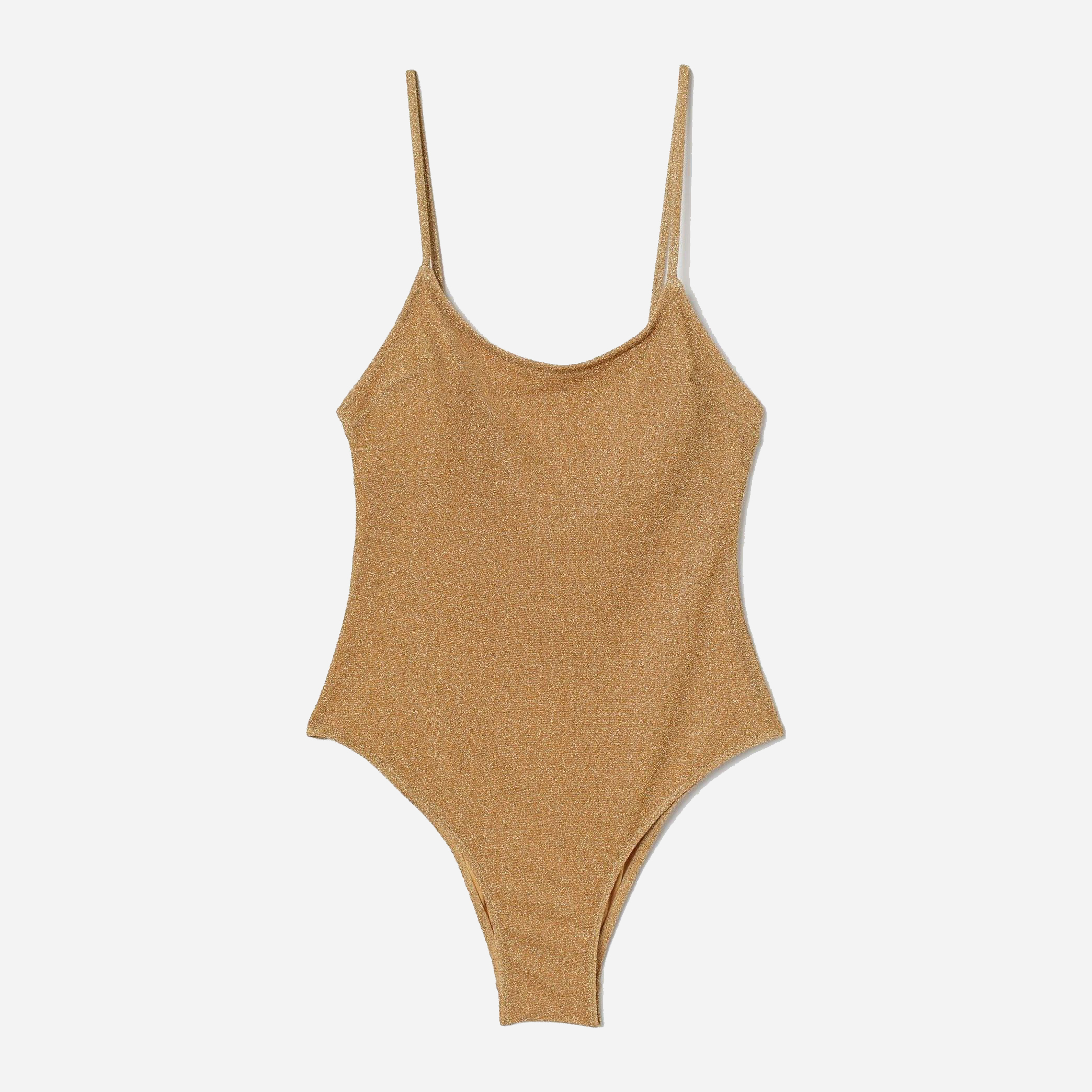 

Купальник слитный женский H&M 8014521sdm 42 Золотистый