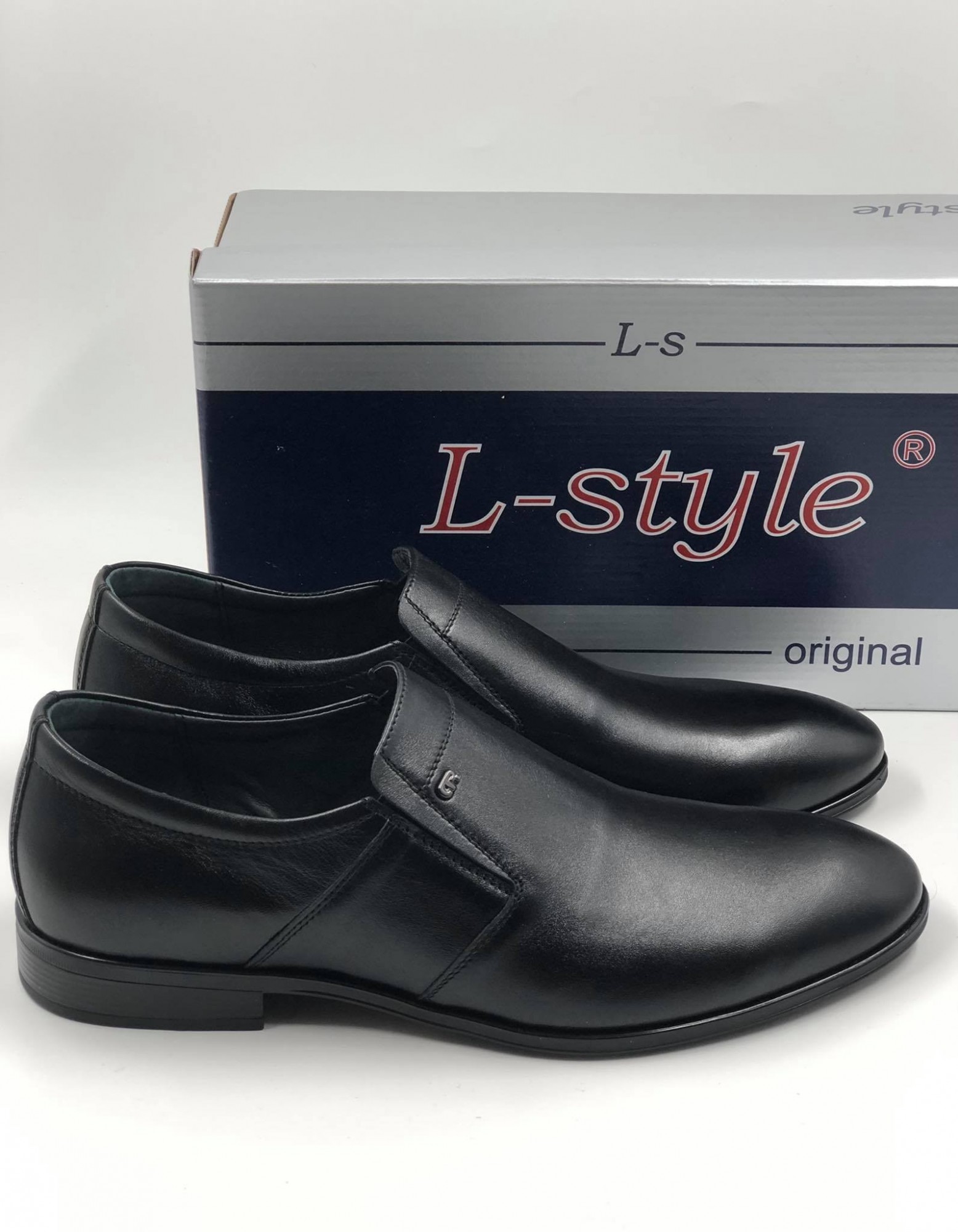 

Туфли мужские L-style 1269 кожа 42 р. 28 см. черные