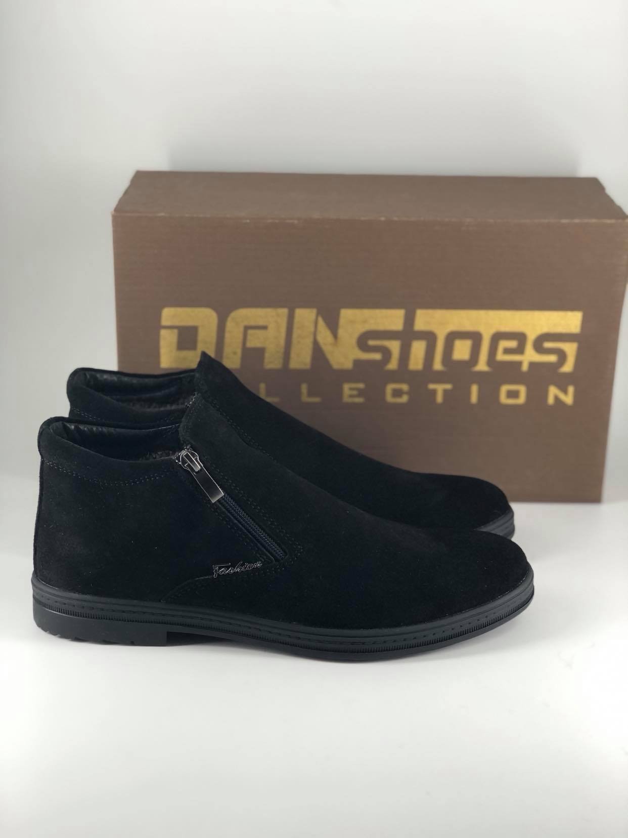 

Мужские ботинки DANSHOES 200-4/20 замша 43 р. 28,5 см. черные